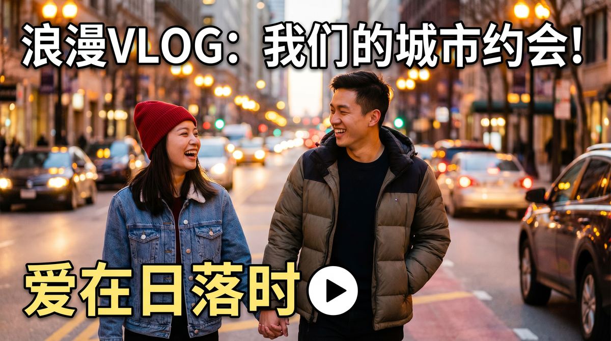 每日大赛-城市约会日常VLOG视频